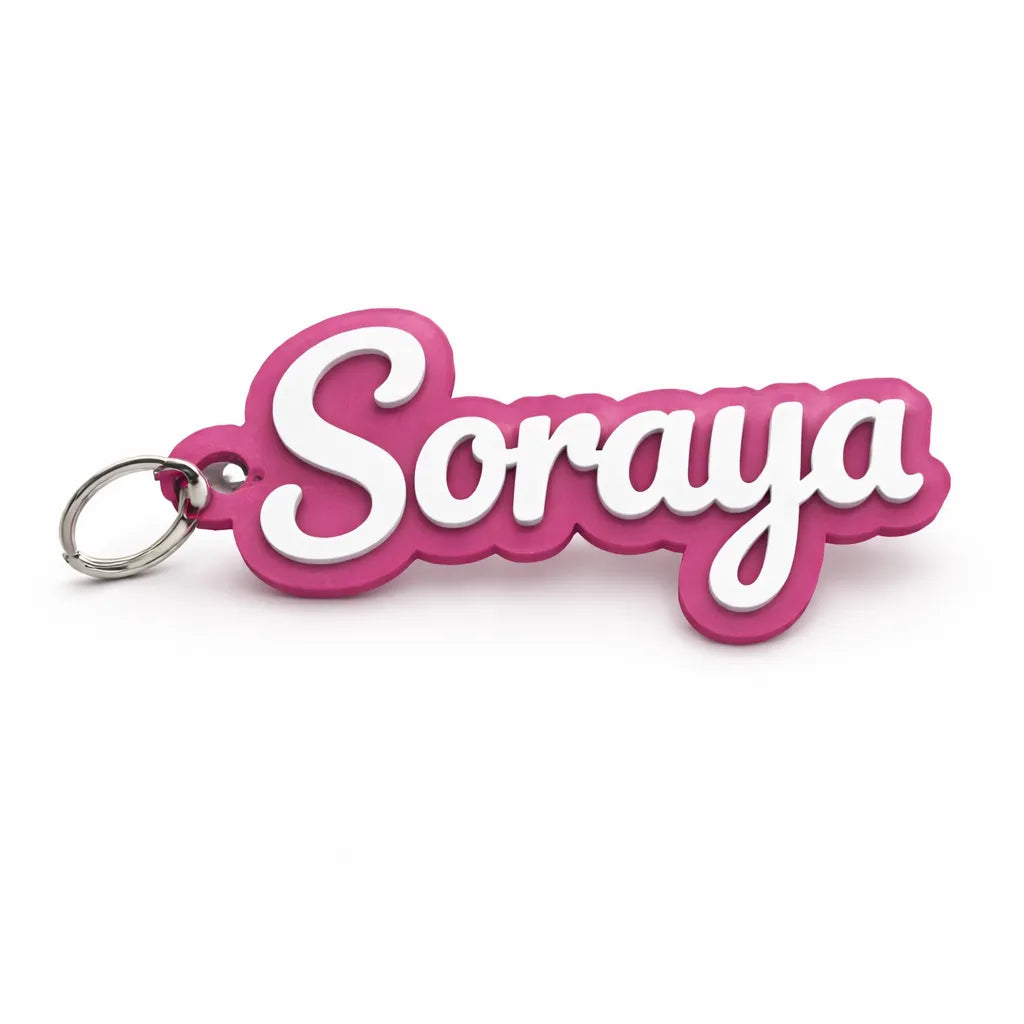 Nombre 3D Personalizado – Llavero / Mochila / Marcasitios