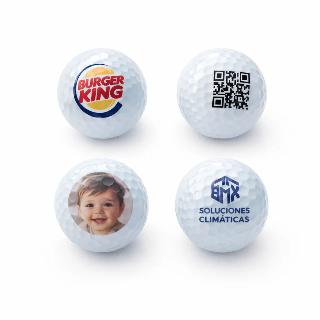 Pelotas de Golf Personalizadas con Foto, Logo o Texto – Regalo Original y Corporativo