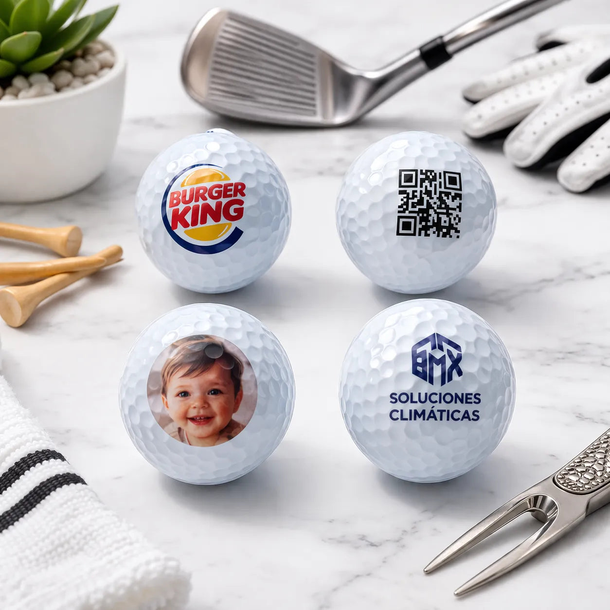 Pelotas de Golf Personalizadas con Foto, Logo o Texto – Regalo Original y Corporativo