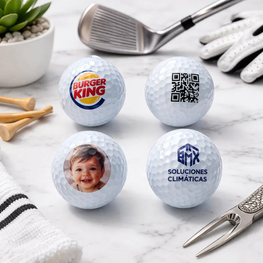 Pelotas de Golf Personalizadas con Foto, Logo o Texto – Regalo Original y Corporativo